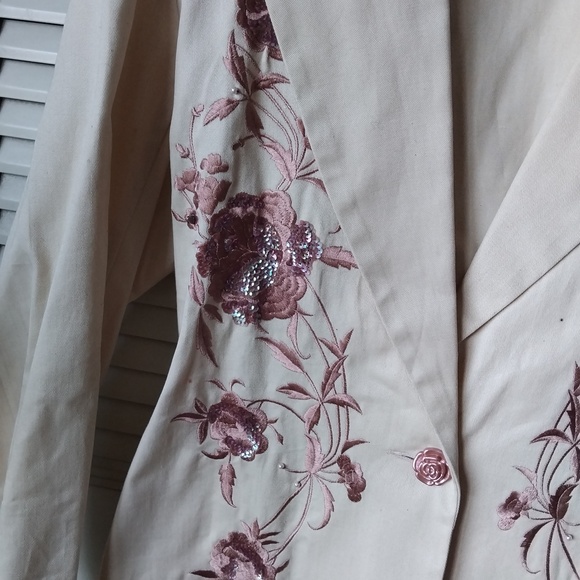 Sequinned tuxedo style blazer - Picture 11 of 13